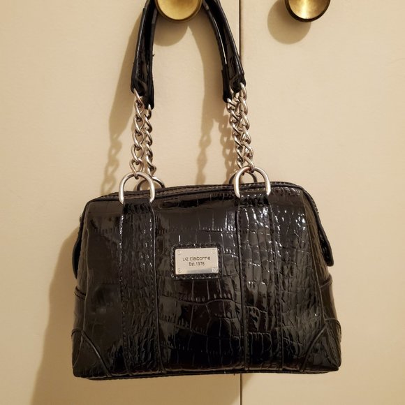 LIZ CLAIBORNE Croc-Pattern Mini Handbag - Picture 11 of 11